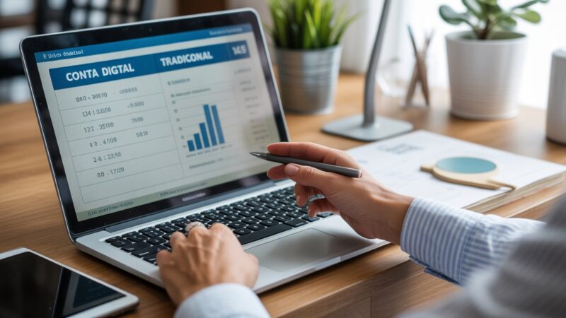 Conta Digital ou Conta Tradicional? Descubra Qual é Melhor para Suas Finanças